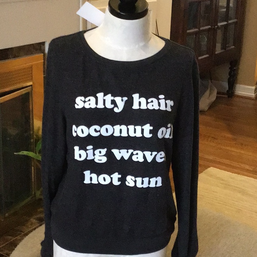 Wildfox Dream Scene Salty Hair sweatshirt size s